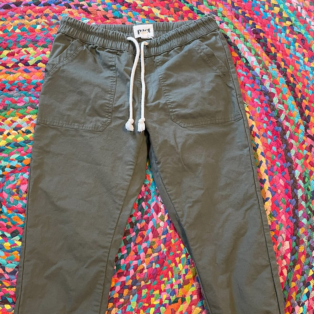 Pact Olive Green Women's Trousers